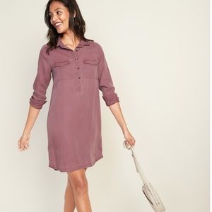 Mauve utility dress
